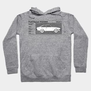 FORD ESCORT RS2000 - road test data Hoodie